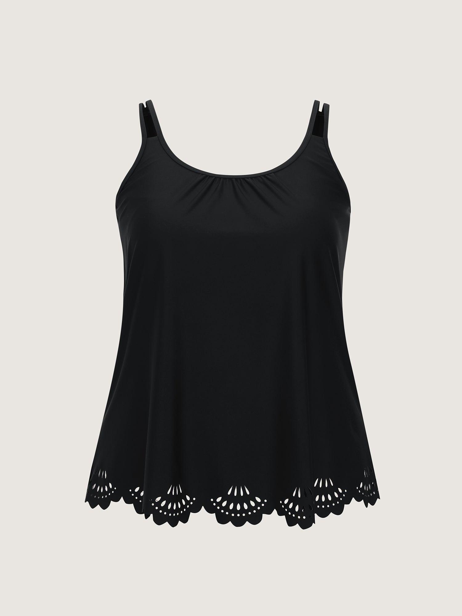 Laser Cut Relaxed-Fit Swim Top
