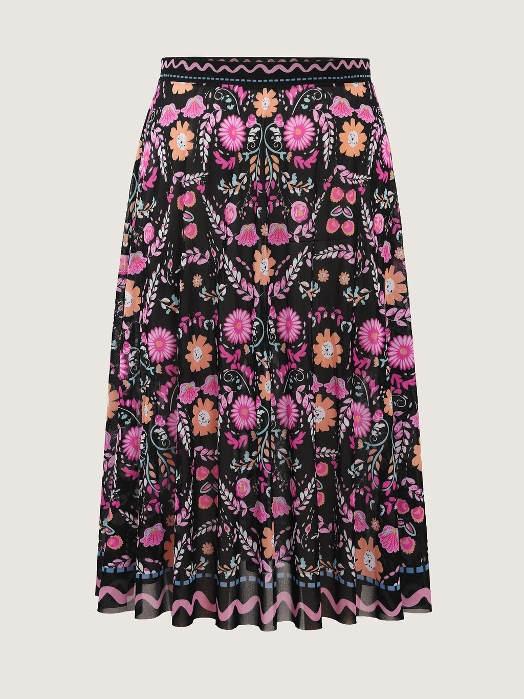 Sarong Set Floral Print One-Piece Swimsuit