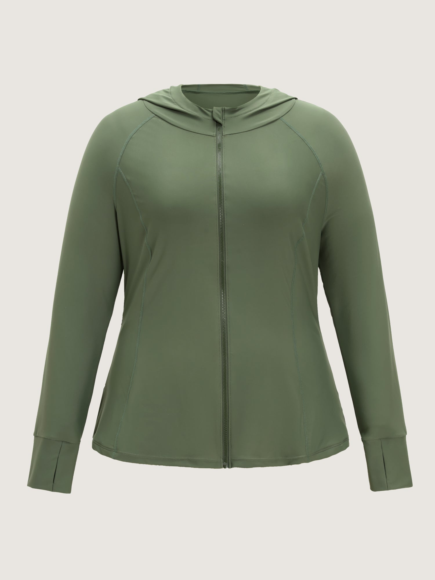 Zipper Hooded UPF 50+ Long Sleeve Swim Top