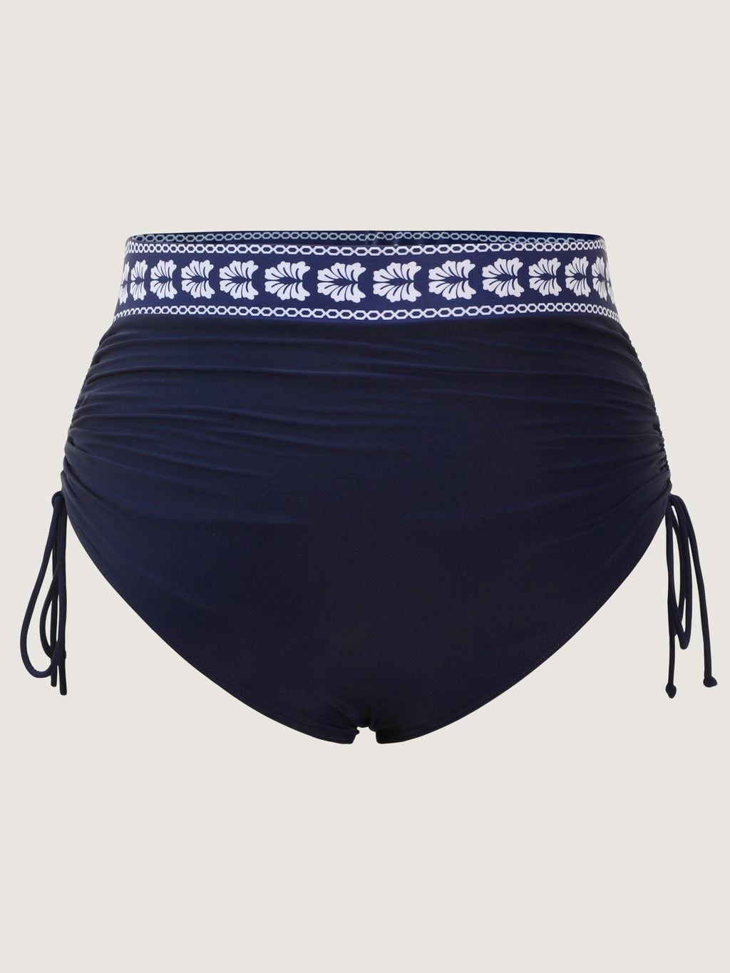 Adjustable Side Drawstring Printed Bikini Bottoms