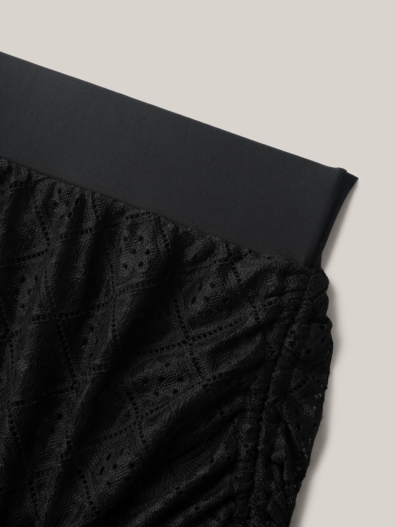 Lace Adjustable Coverage Drawstring Swim Bottoms