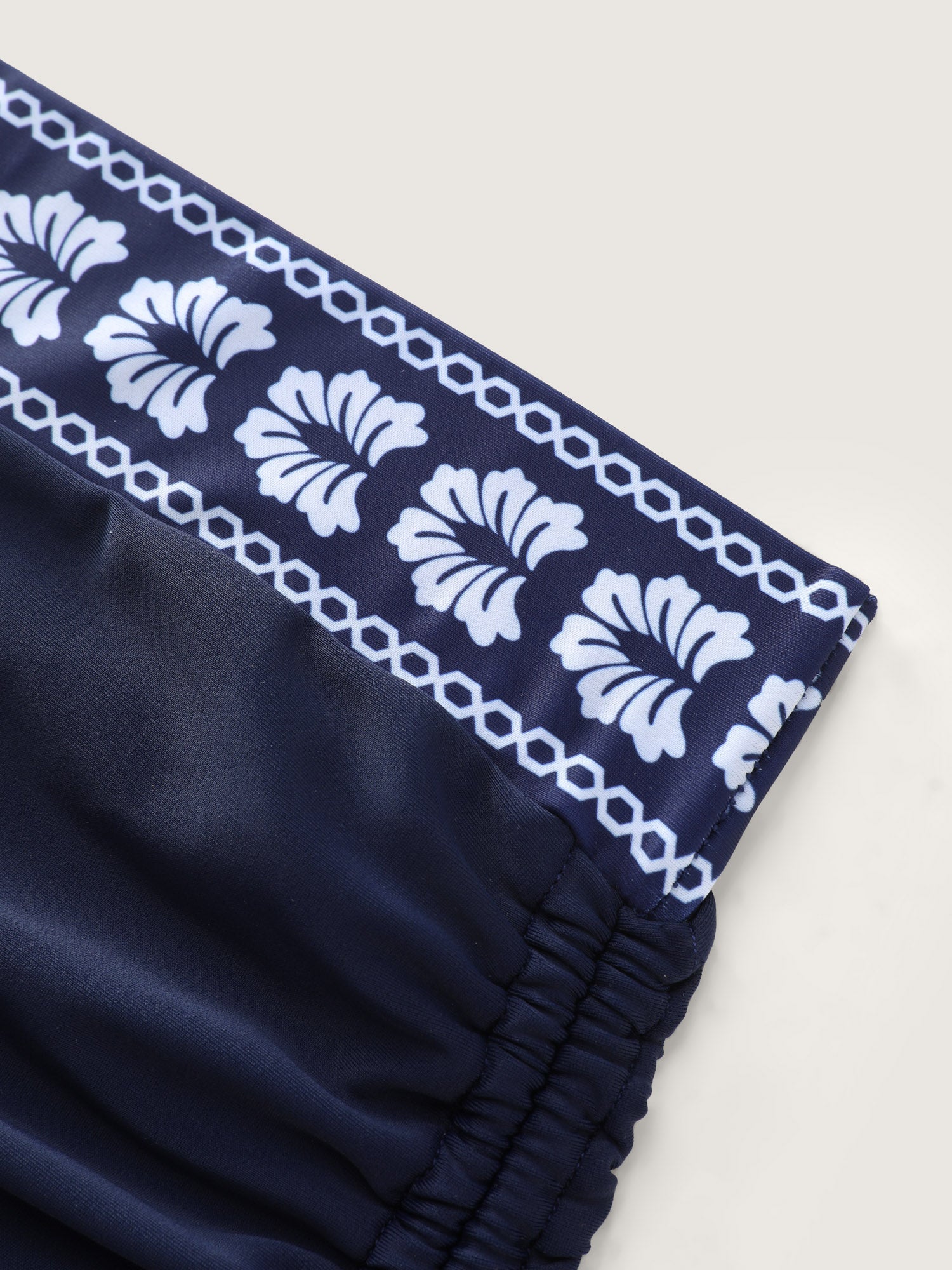 Adjustable Side Drawstring Printed Bikini Bottoms