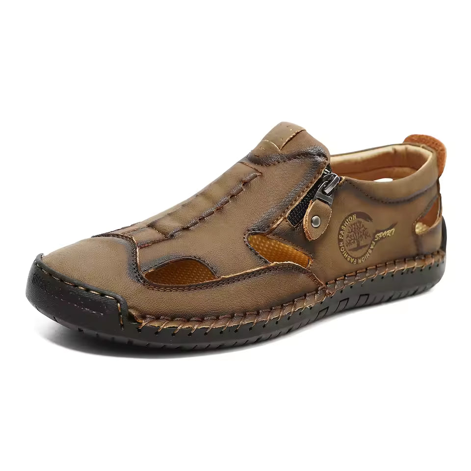 Last day 50% Off❤️ Men’s Orthopedic Leather Slip-on for Comfort Walking