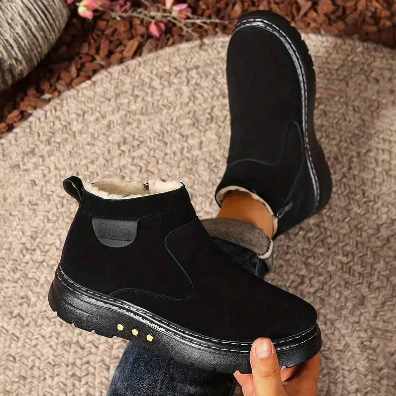 ArcticWalk™ Men’s Orthopedic Winter Boots – Cozy Lining & Non-Slip Sole