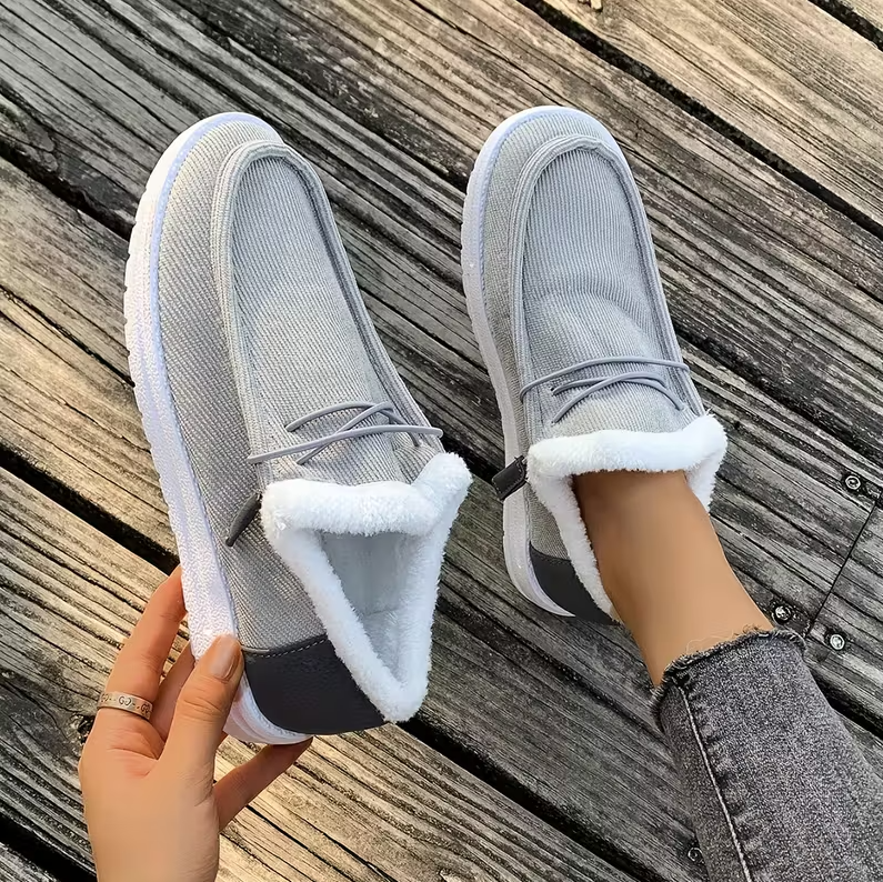 CozyStep™ Women’s Orthopedic Fur-Lined Slip-On Shoes