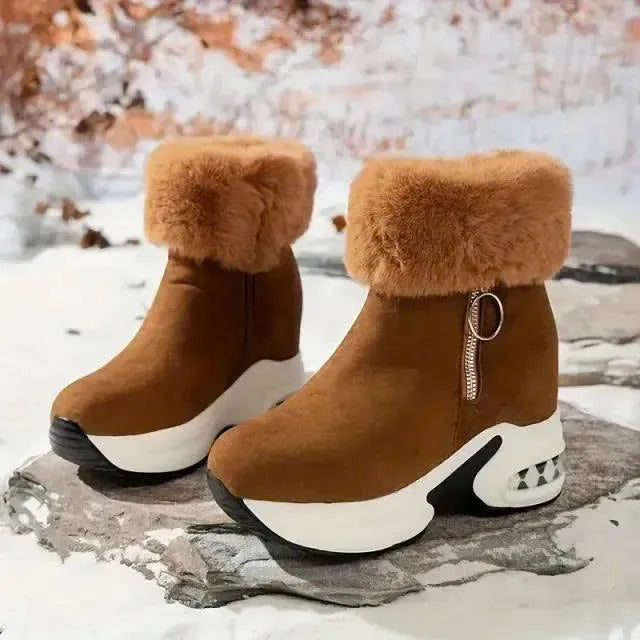 🎄Early Christmas Sale 50%❤️ Women's Warm Orthopedic Platform Boots