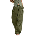 Voluminous Pleated Lantern Trousers