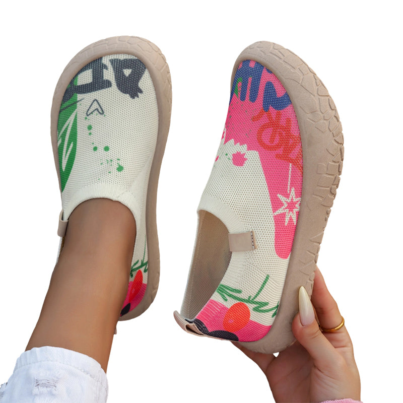 👟 LIMITED-TIME 50% OFF! ⚡ Lightweight Fashion Walking Shoes for Women – Breathable Knit, Flexible Sole, Slip-On Comfort ✨