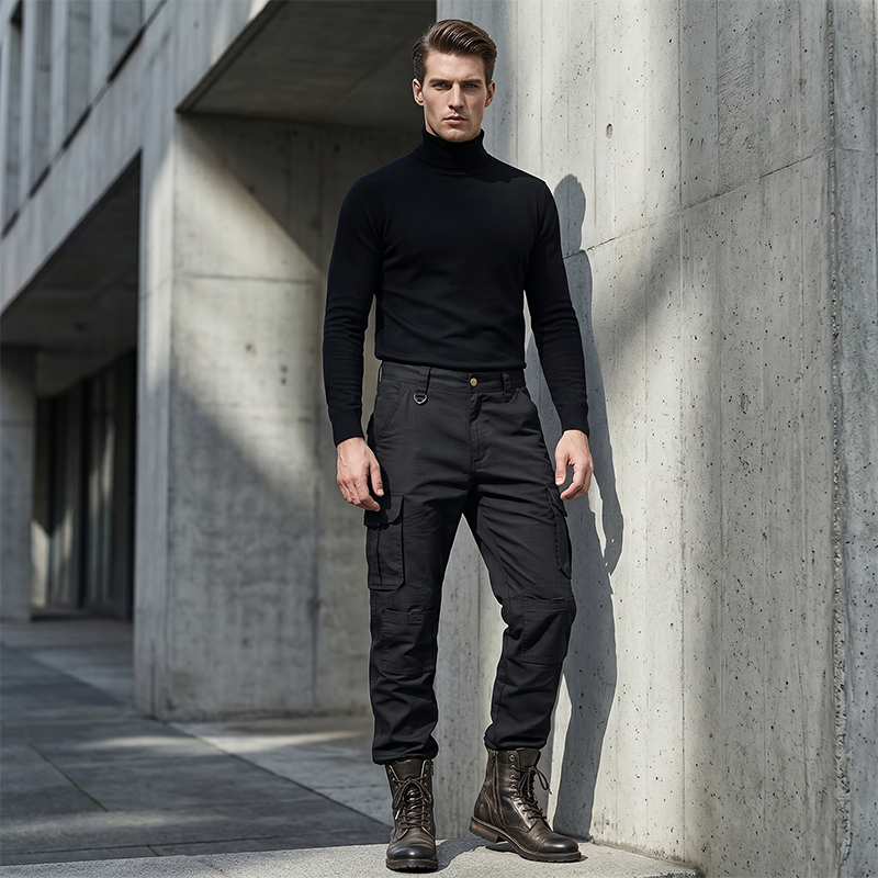 ✨ Men's Classic Cargo Pants – Durable, Multi-Pocket, Straight-Leg 🏔️