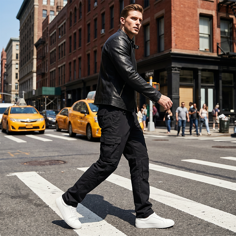 ✨ Men's Classic Cargo Pants – Durable, Multi-Pocket, Straight-Leg 🏔️