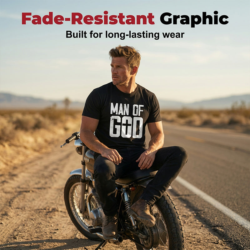 ✝️ LIMITED-TIME 50% OFF! ✨ Men's Faith Statement T-Shirt – Inspirational, Comfortable, Versatile 🙏