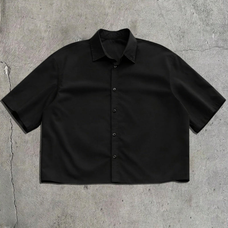 🔥LIMITED-TIME 50% OFF! 👔 Men’s Minimalist Short Sleeve Button-Up Shirt – Sleek, Stylish & Effortless ✨