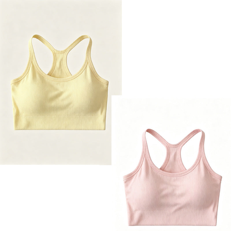 Ribbed Racerback Crop Tank Top