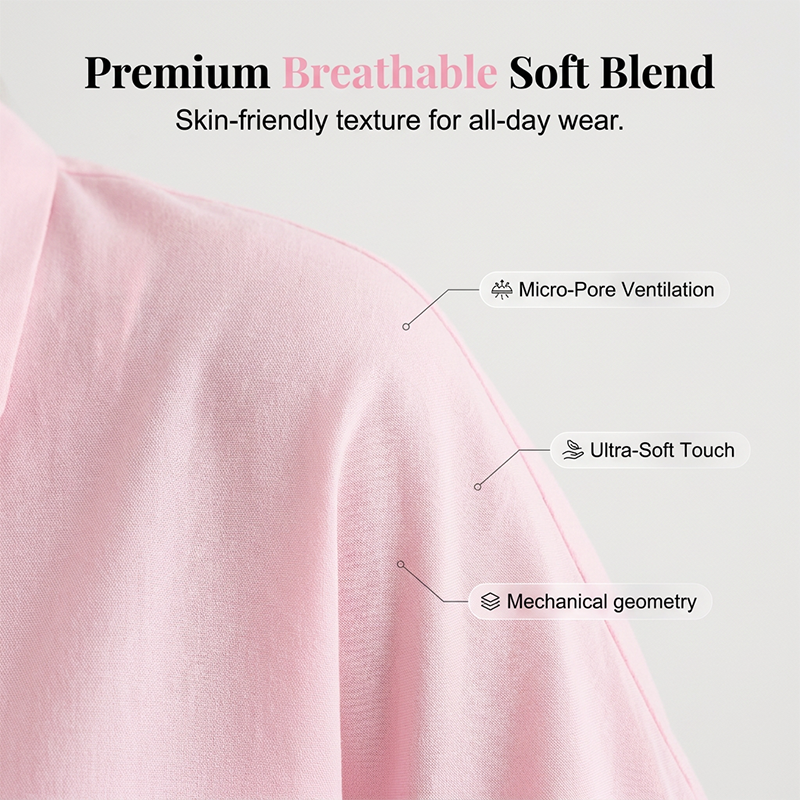 Women's Breathable Wide-Sleeve Casual Shirt
