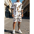 Men's Lion Graphic Set – Bold, Breathable, Urban Cool
