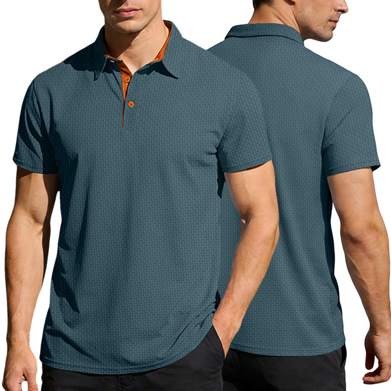 👔 LIMITED-TIME 50% OFF! ✨ Men’s Textured Collared Shirt – Breathable, Moisture-Wicking, Modern Accent 🌿