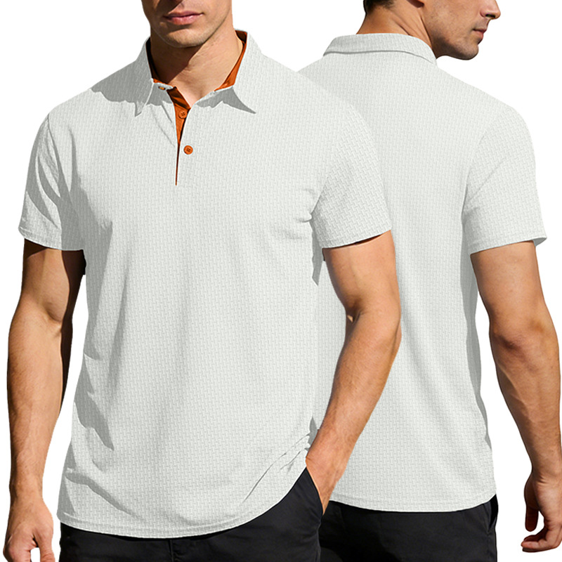 👔 LIMITED-TIME 50% OFF! ✨ Men’s Textured Collared Shirt – Breathable, Moisture-Wicking, Modern Accent 🌿