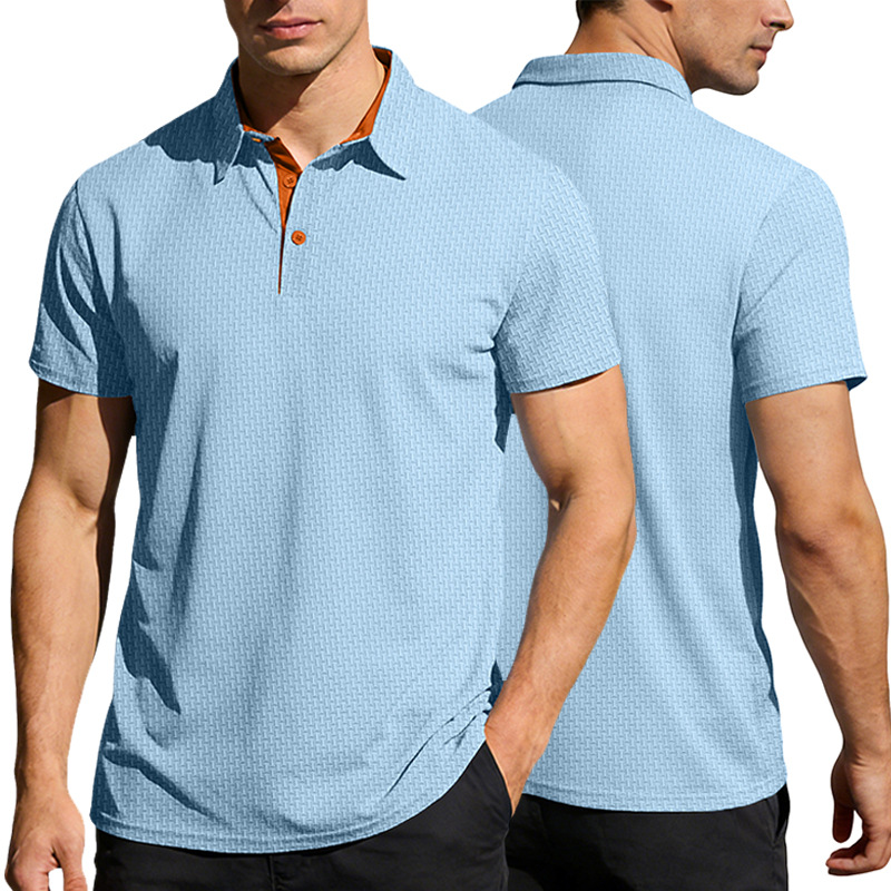 👔 LIMITED-TIME 50% OFF! ✨ Men’s Textured Collared Shirt – Breathable, Moisture-Wicking, Modern Accent 🌿