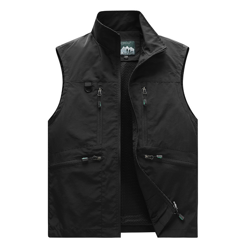 👷‍♂️💨Men's Breathable Mesh-Lined Work Vest | Multiple Pockets Utility Working Waistcoat