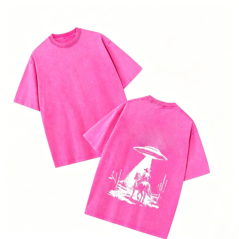 👕 LIMITED-TIME 50% OFF! ✨ Vintage UFO Cowboy Graphic Tee – Retro, Unique, Soft Cotton 🛸