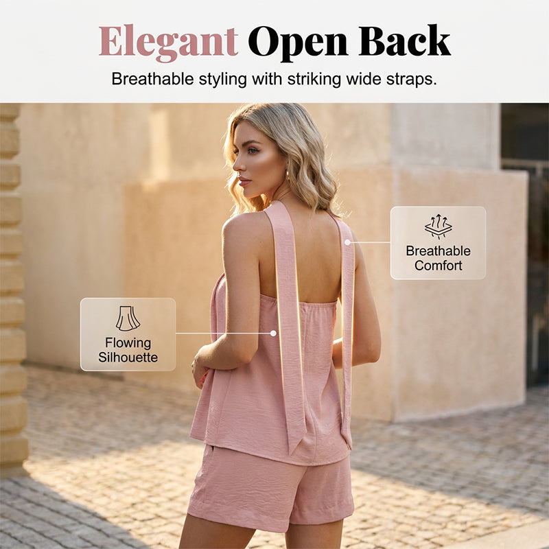 Chic Tube Top & Shorts Set