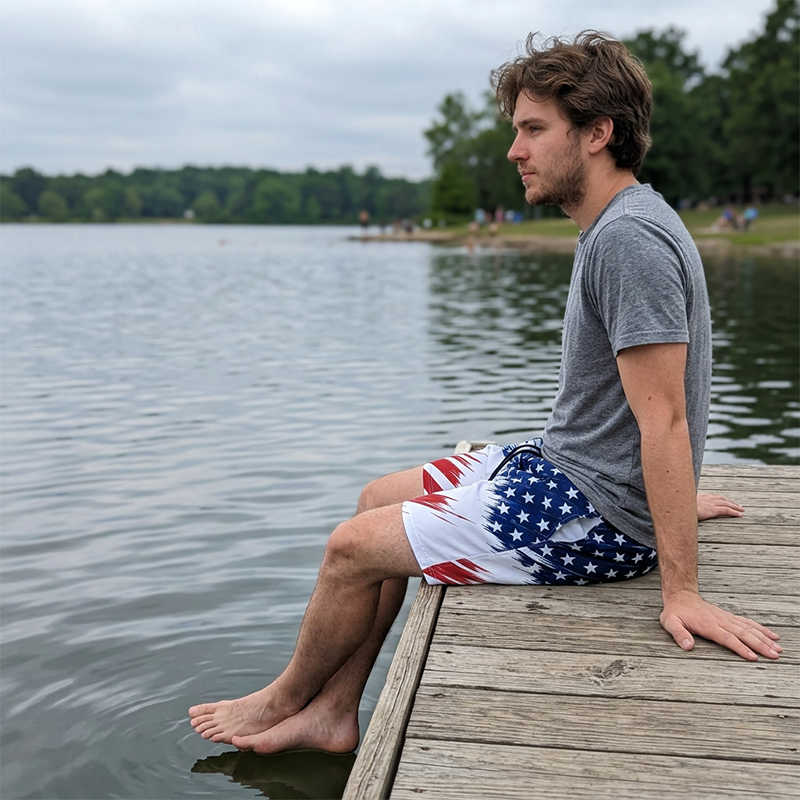 🩳50% OFF!✨Men’s Quick Dry Beach Shorts – Relaxed Fit, Adjustable Waist, Easy Care 🏄‍♂️