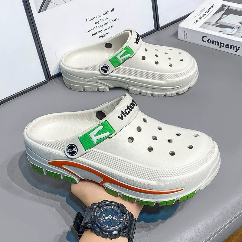 👣 LIMITED-TIME 50% OFF! ✨ Men's Breathable Slip-On Sandals – 2-in-1, Lightweight, Non-Slip 🌊