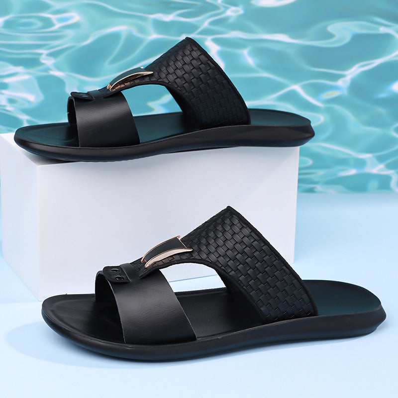 Men's Casual Flat Sole Slide Sandals