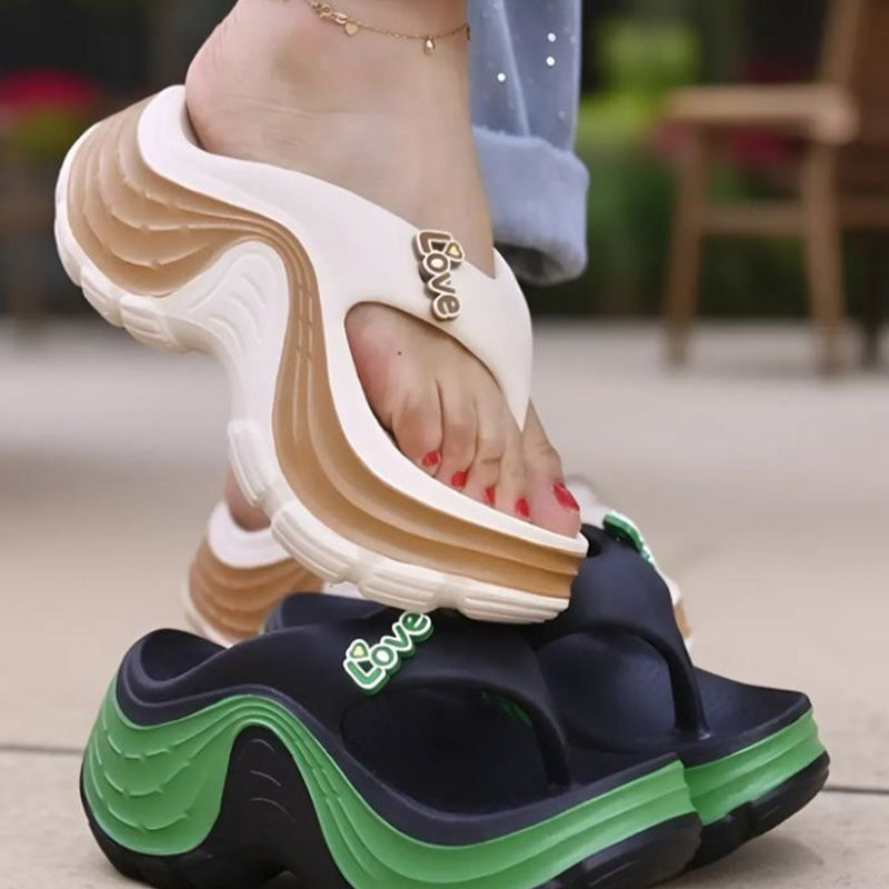 Women's Platform Thong Sandals