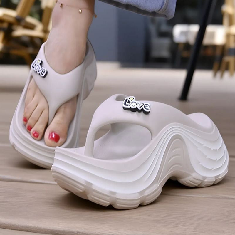 Women's Platform Thong Sandals