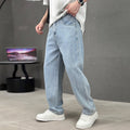 Men's Loose Fit Straight Leg Pants with Classic Pockets