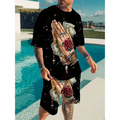 Men's Casual Top & Shorts 2-Piece Set 