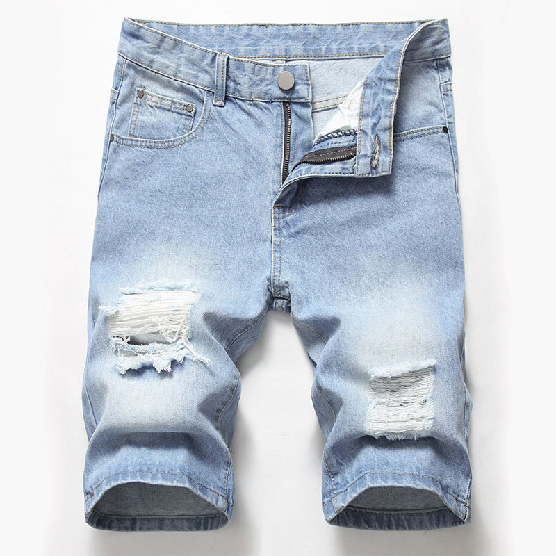 Vintage Distressed Denim Shorts