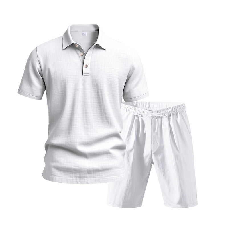 💥 Men's Casual Top & Shorts 2-Piece Set