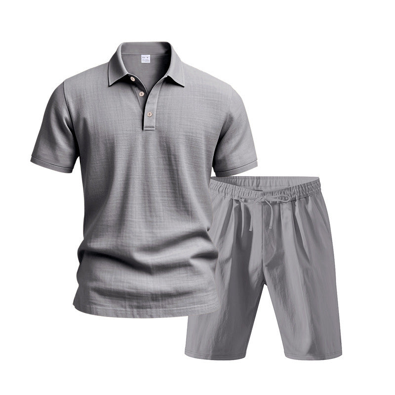 💥 Men's Casual Top & Shorts 2-Piece Set