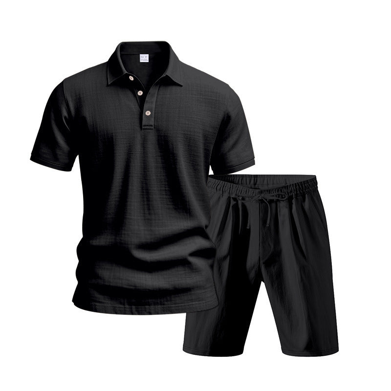 💥 Men's Casual Top & Shorts 2-Piece Set