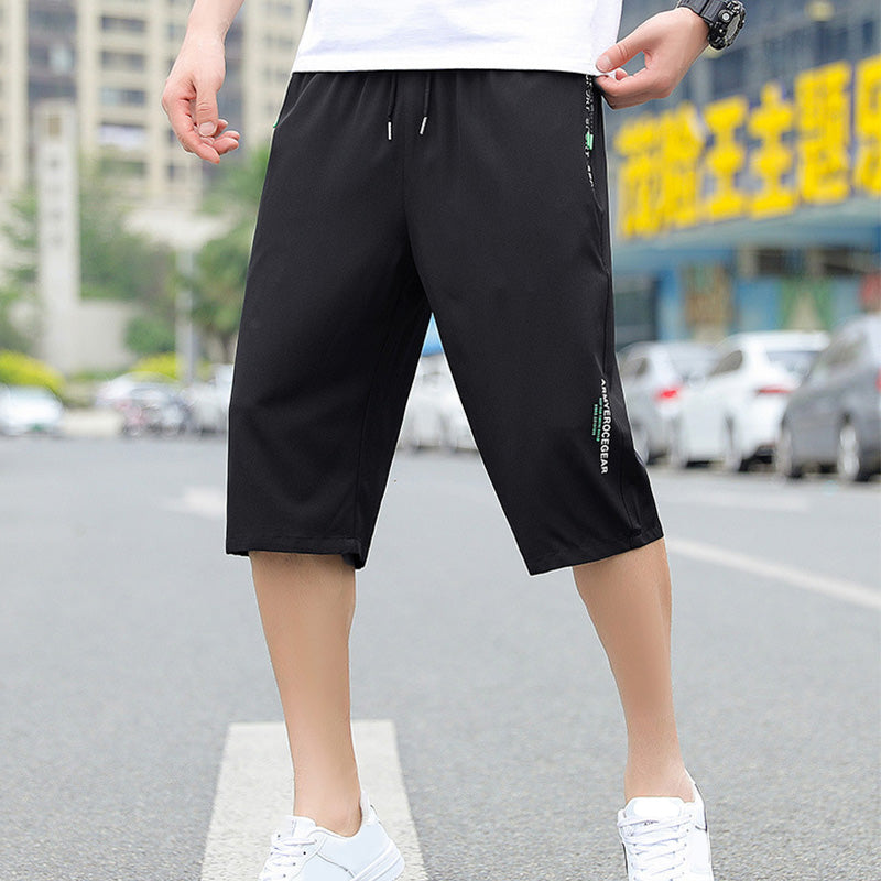 Men's Lightweight Quick Dry Athletic Cropped Pants