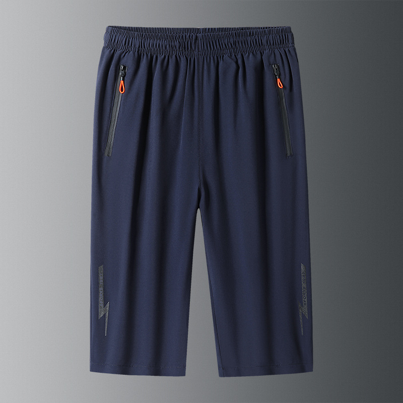 Men's Lightweight Quick Dry Athletic Cropped Pants